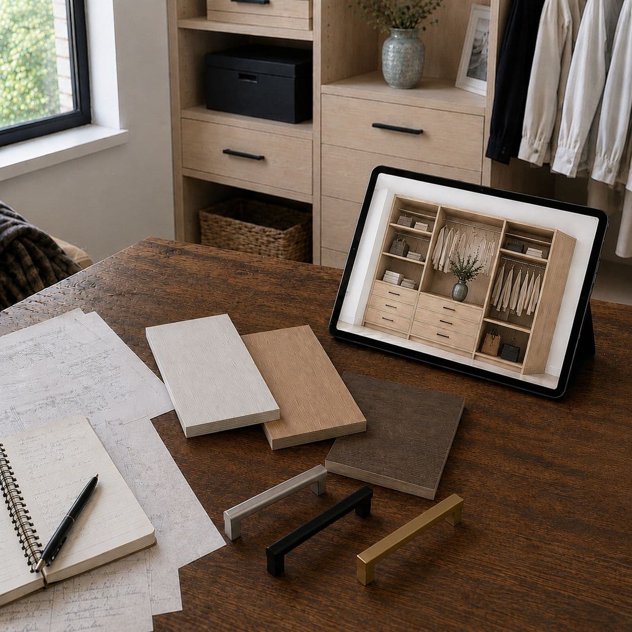 A custom closet by The Closet Fitters